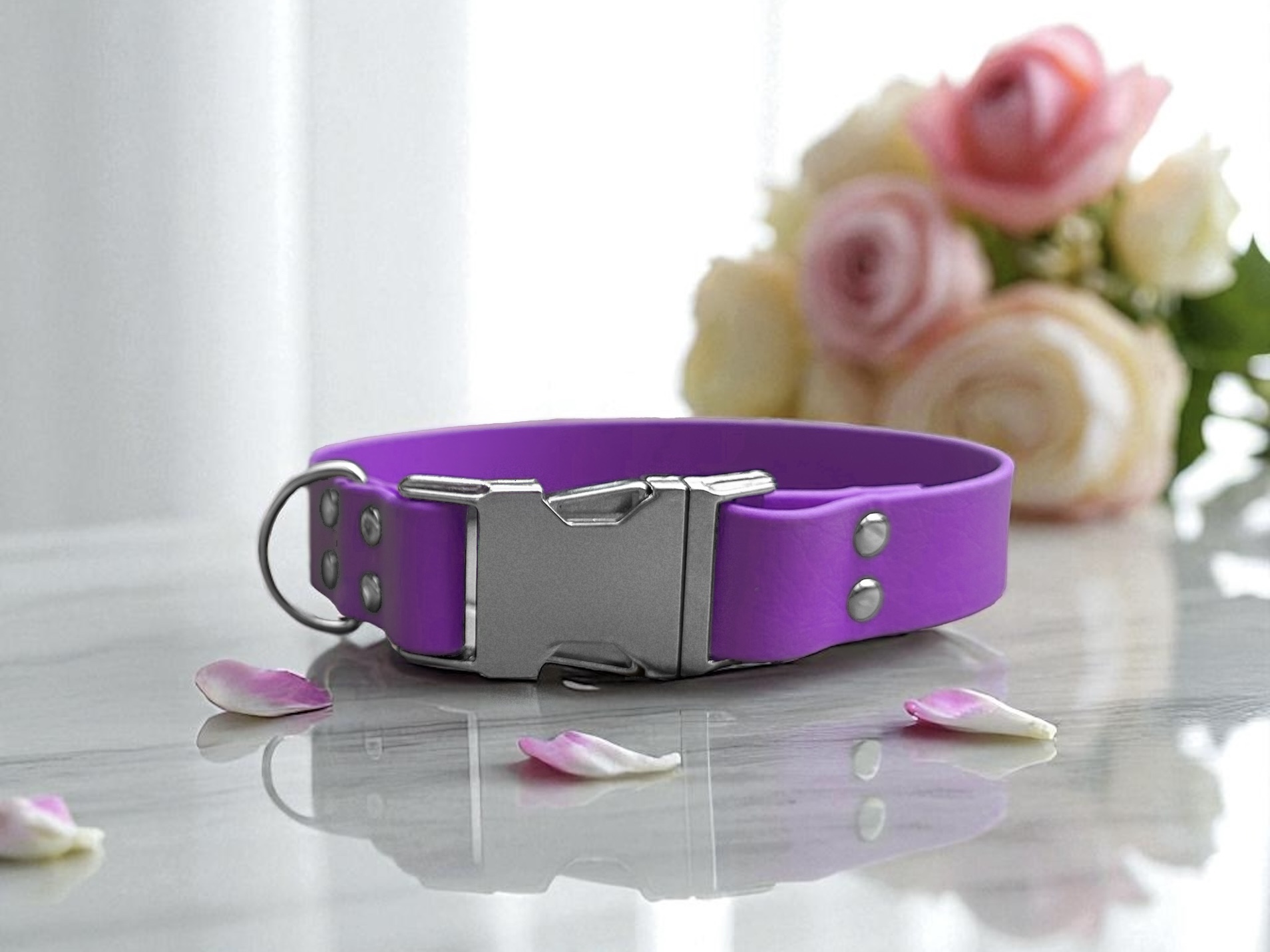 Collier en biothane de 2,5cm d'épaisseur simple