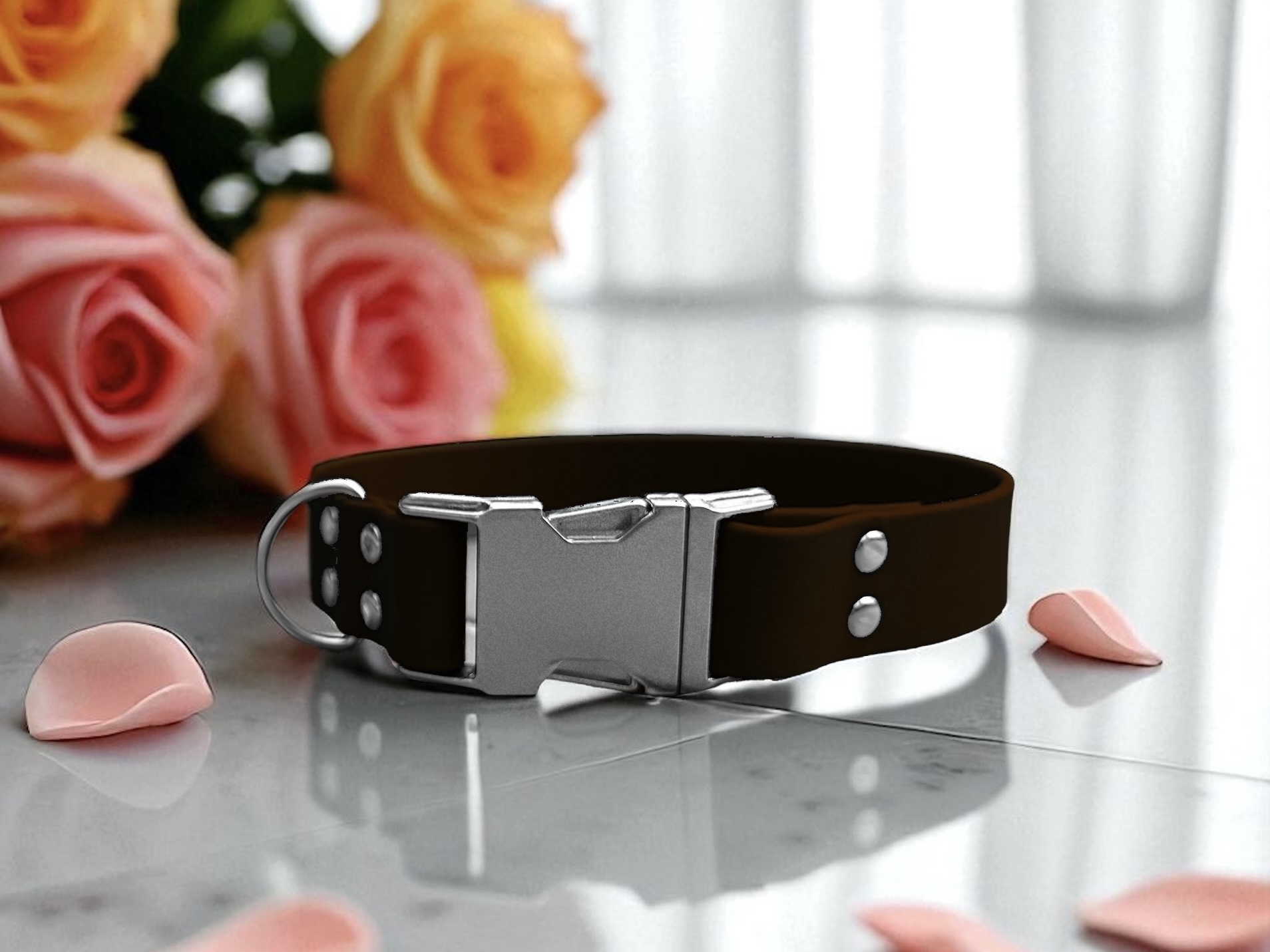 Collier en biothane de 2,5cm d'épaisseur simple