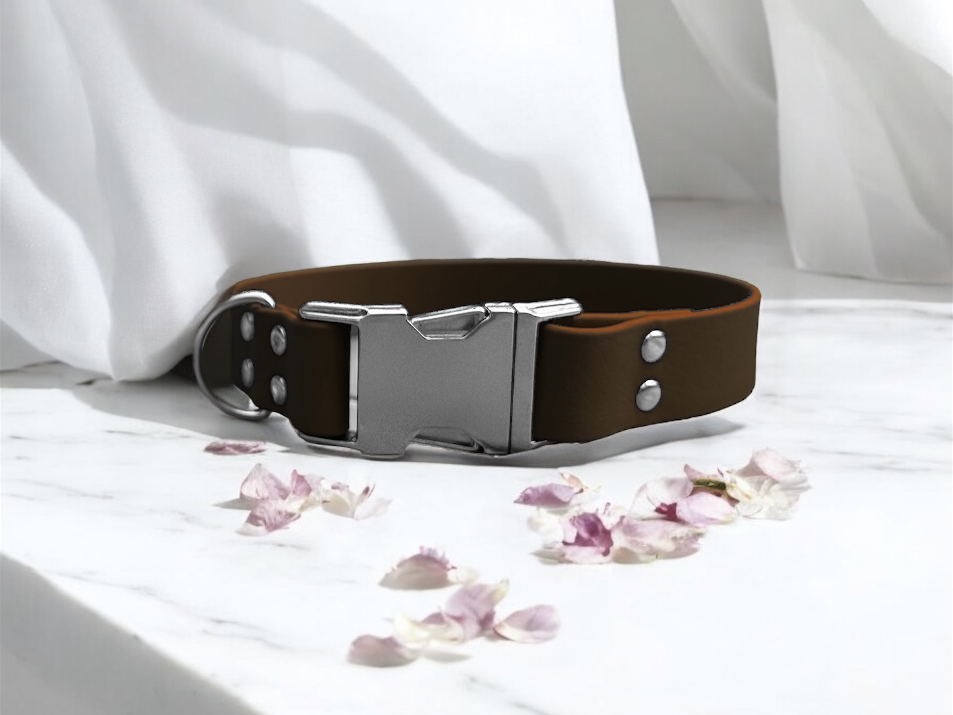 Collier en biothane de 2,5cm d'épaisseur simple